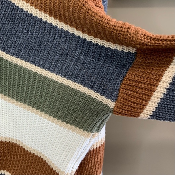 SHEIN Lune Drop Shoulder Crew Next Knit Sweater - Picture 8 of 11